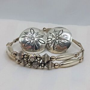 Navajo handmade sterling earrings bracelet